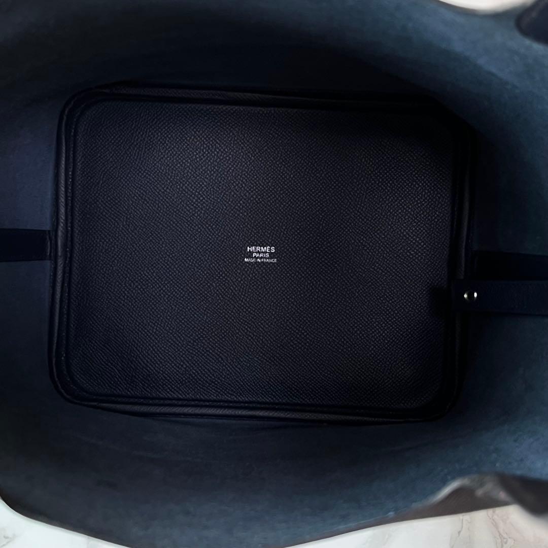 HERMES ピコタン MM トレサージュ ダークネイビー ヴォーエプソン