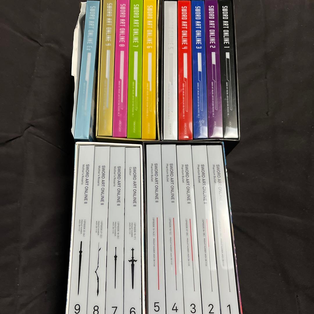 SAO ソードアートオンライン DVD BOX 1期＋2期＋ex edition - メルカリ