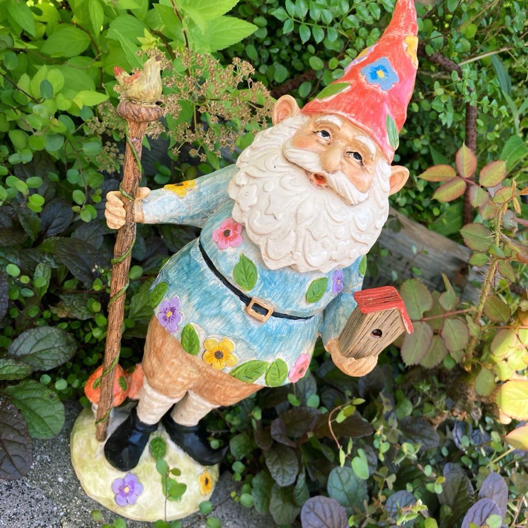 ガーデン雑貨》ガーデンノーム ノーム人形 H29 妖精 守り神 - メルカリ