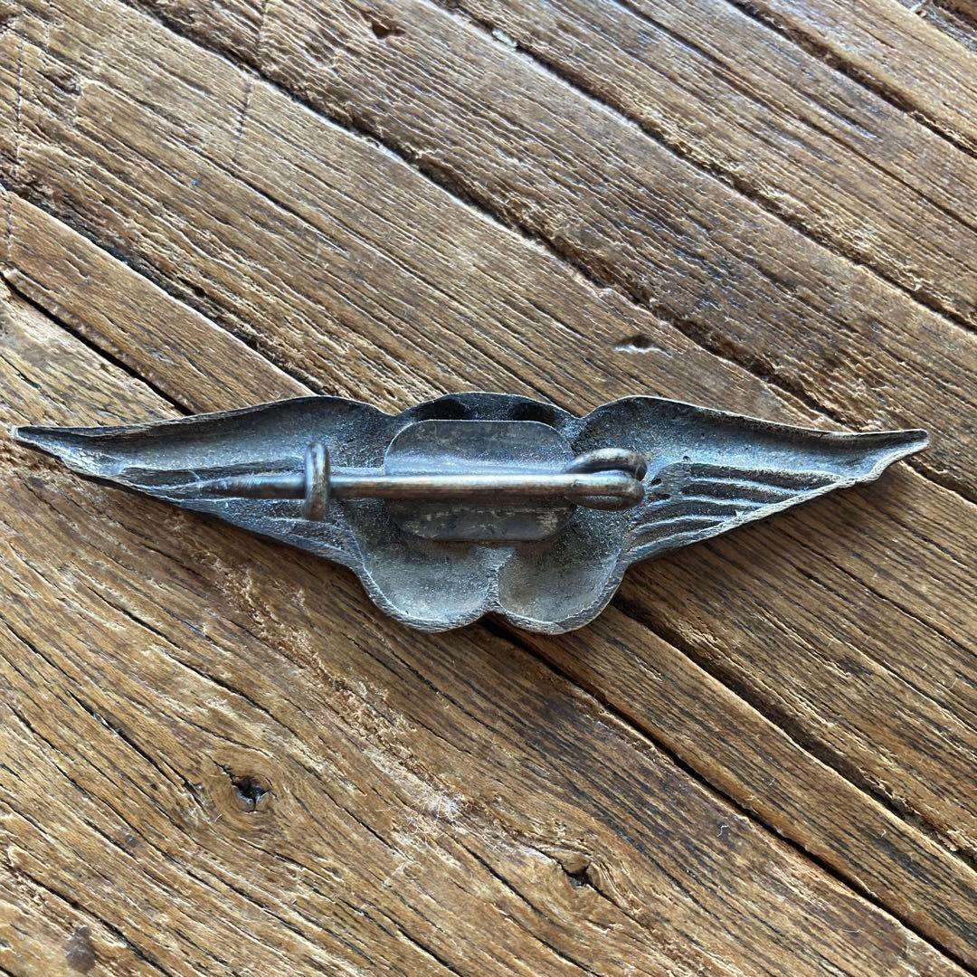 50´s 60´s ヴィンテージ ピン ブローチ BUSH PILOT バイカー