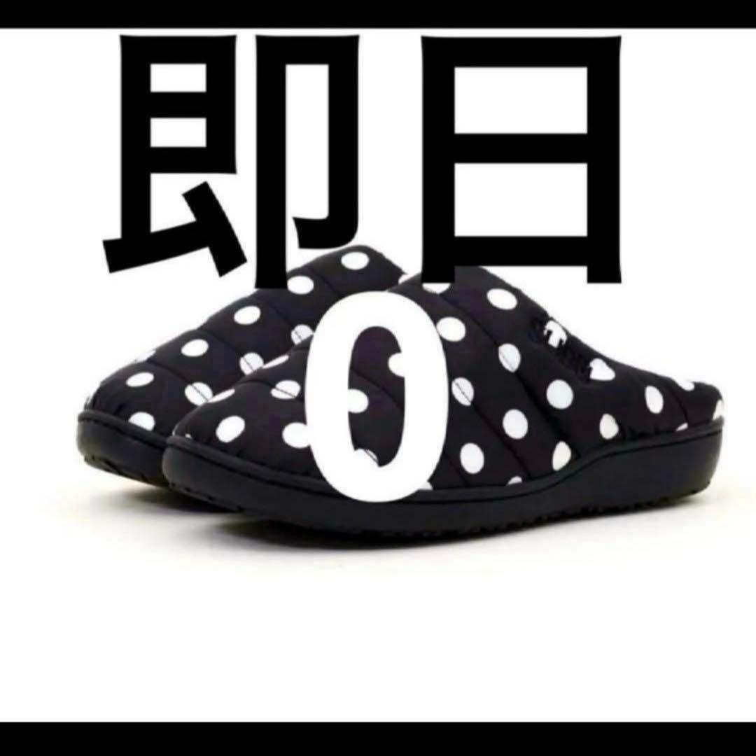 新品 未開封 SUBU ドット 水玉 0サイズ22-23.5 サンダル スリッパ