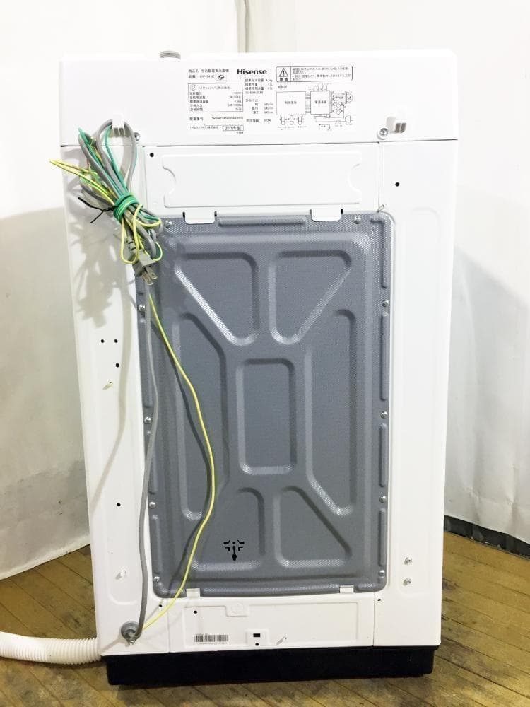 30日迄！18年製★Hisense 4.5kg 洗濯機【HW-T45C】J137