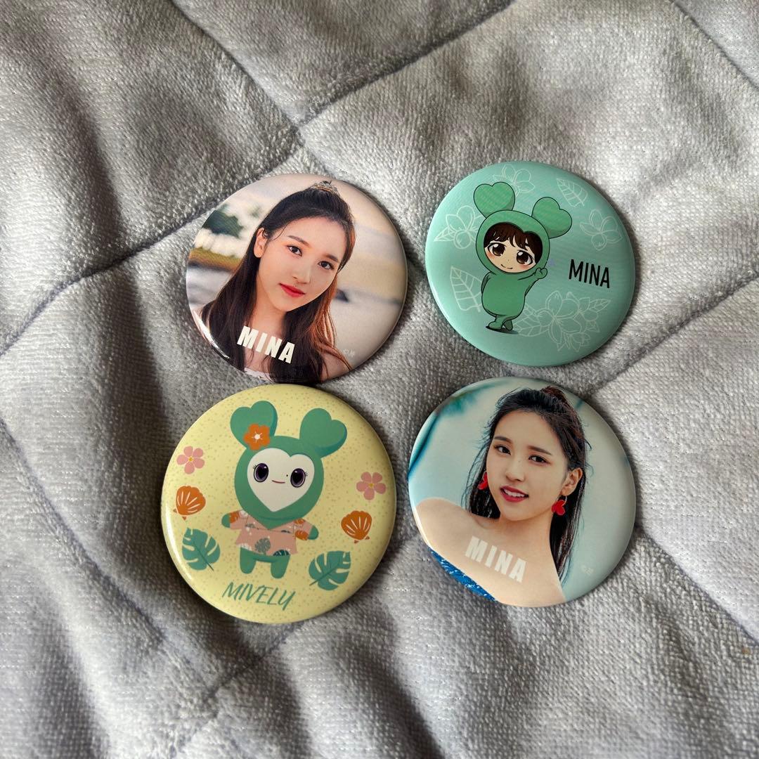 TWICE ミナ 缶バッジ POPUP コンプセット - メルカリ