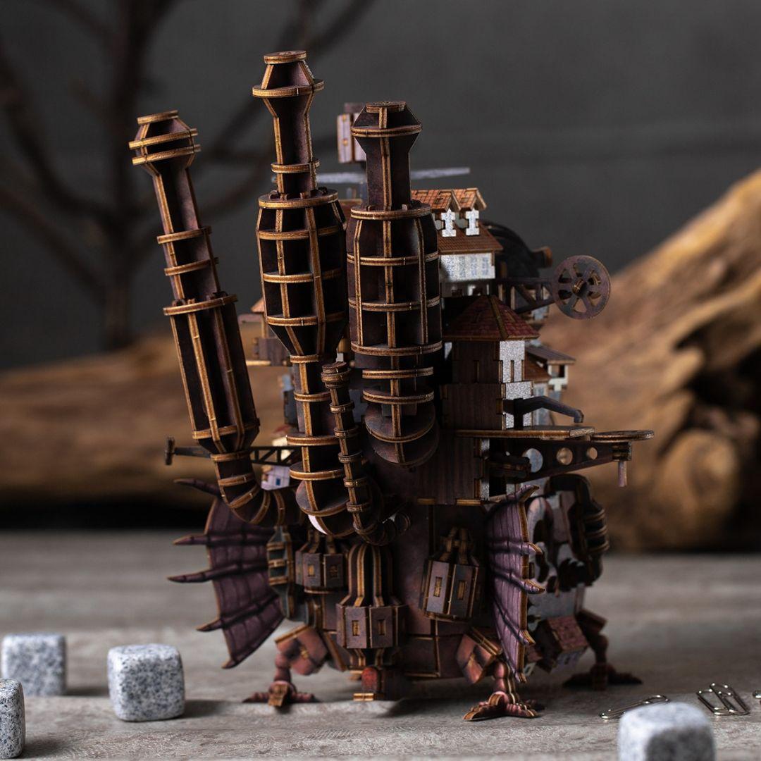 ハウルの動く城(カラーバージョン)立体ウッドパズルキット - メルカリ