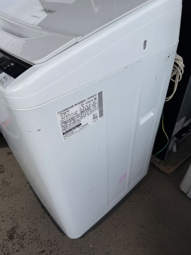 2018年式 8kg HITACHIビートウォッシュ 洗濯機 BW-V80FE5