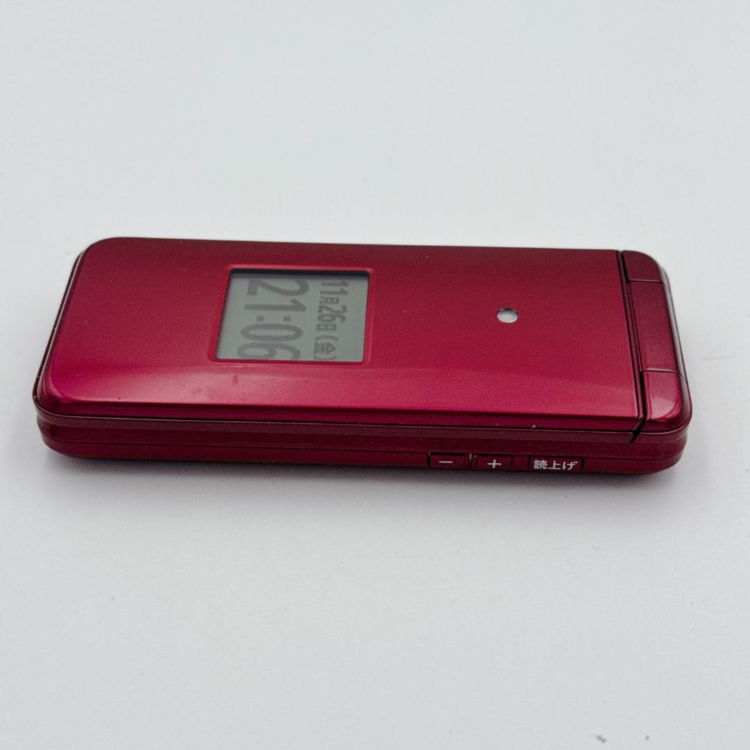 ほぼ未使用】au かんたんケータイ ライト KYF43 ワインレッド - メルカリ