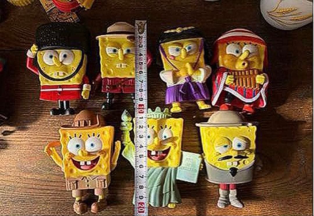 スポンジボブ バーガーキングミールトイ7個 (バラ売り不可) - メルカリ