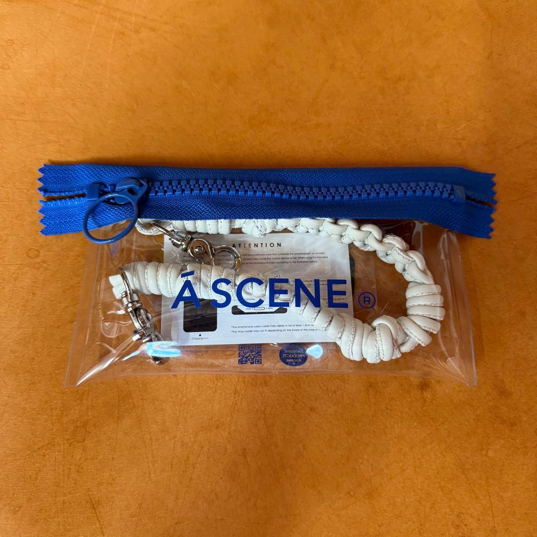 A SCENE / レザー / ショートストラップ / ホワイト 楽天市場】【公式】【A SCENE strap 】Design paracord strap -leather