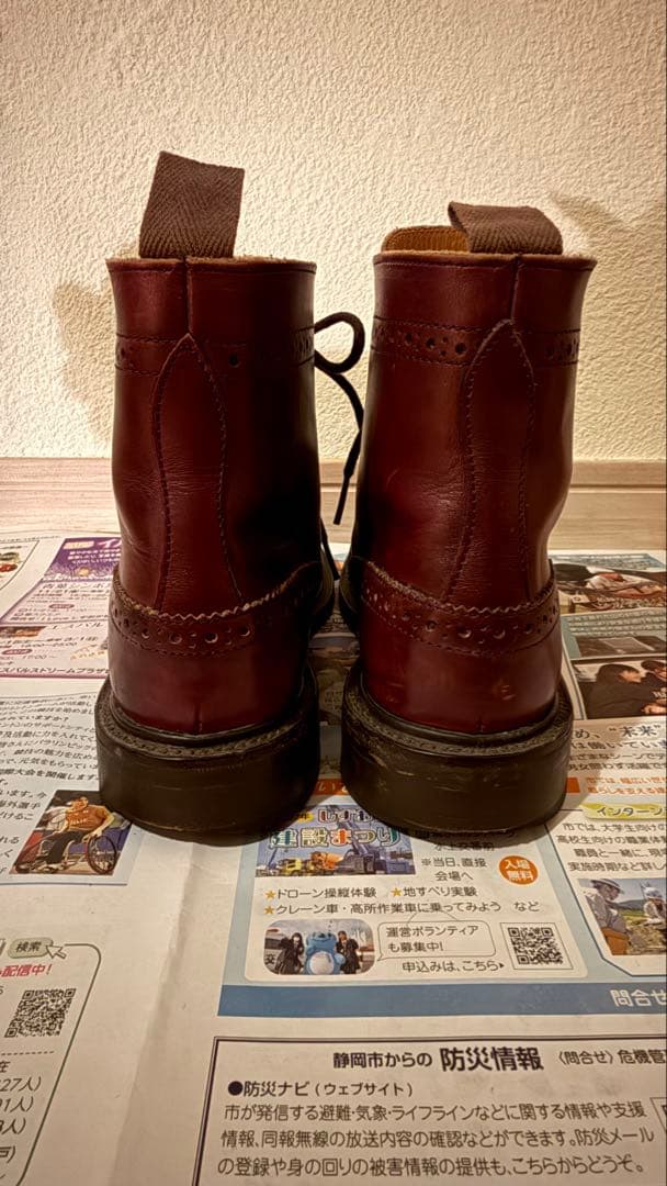 ま*こ様 Trickers L5411 Burnished Brogueブーツ - メルカリ