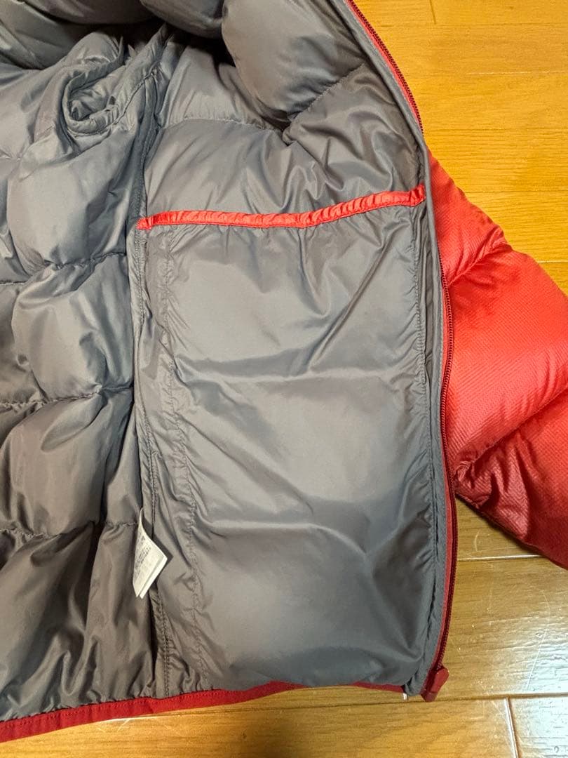 宮城リョータ様専用 monbell 赤 ダウンジャケット - メルカリ