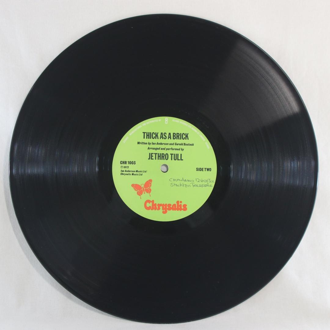英LP Jethro Tull Thick As A Brick UK盤ステレオ - メルカリ