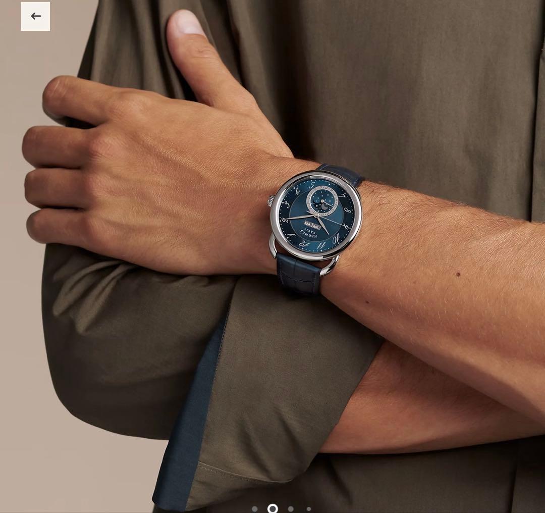 エルメス アルソー ムーンフェイス グランドリュンヌ メンズ SS 新品未