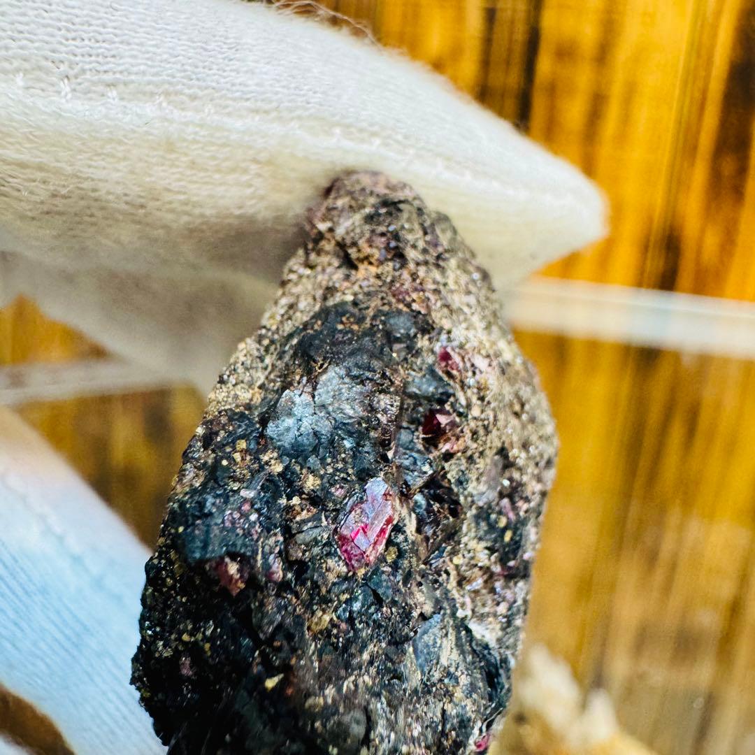 国産鉱物 パイロクスマンガン 愛知 ハイグレード クラスター - メルカリ