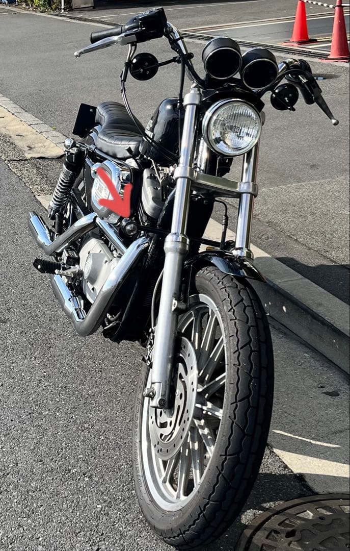 ミスミエンジニアリング スポーツスター用 ウィンカー ブラック 2本