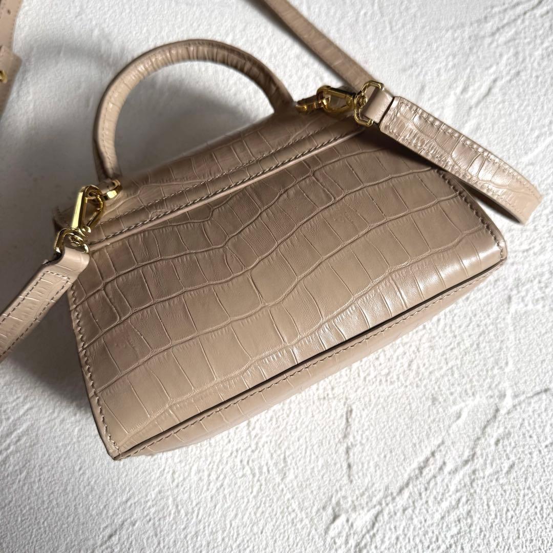 DEMELLIER ナノ モントリオール クロコ 2way ショルダーバッグ - メルカリ