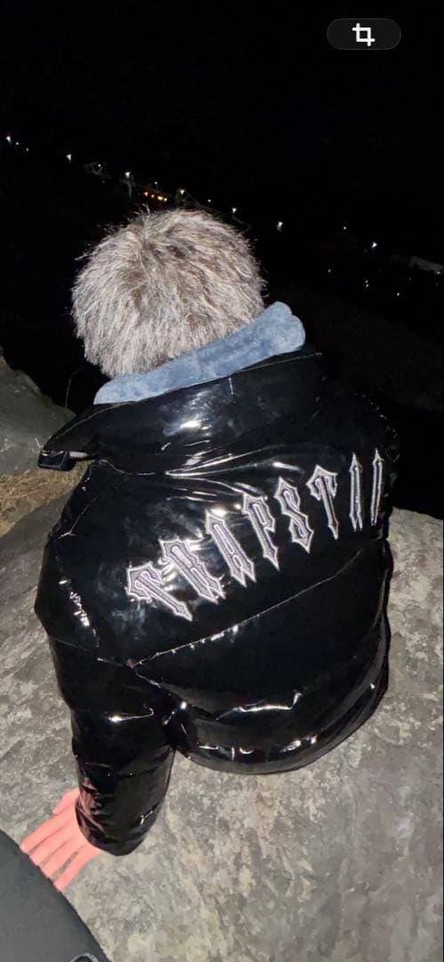 TRAPSTAR 光沢ダウンジャケット フード付き Trapstar トラップスター ダウンジャケット ジャケット - メルカリ