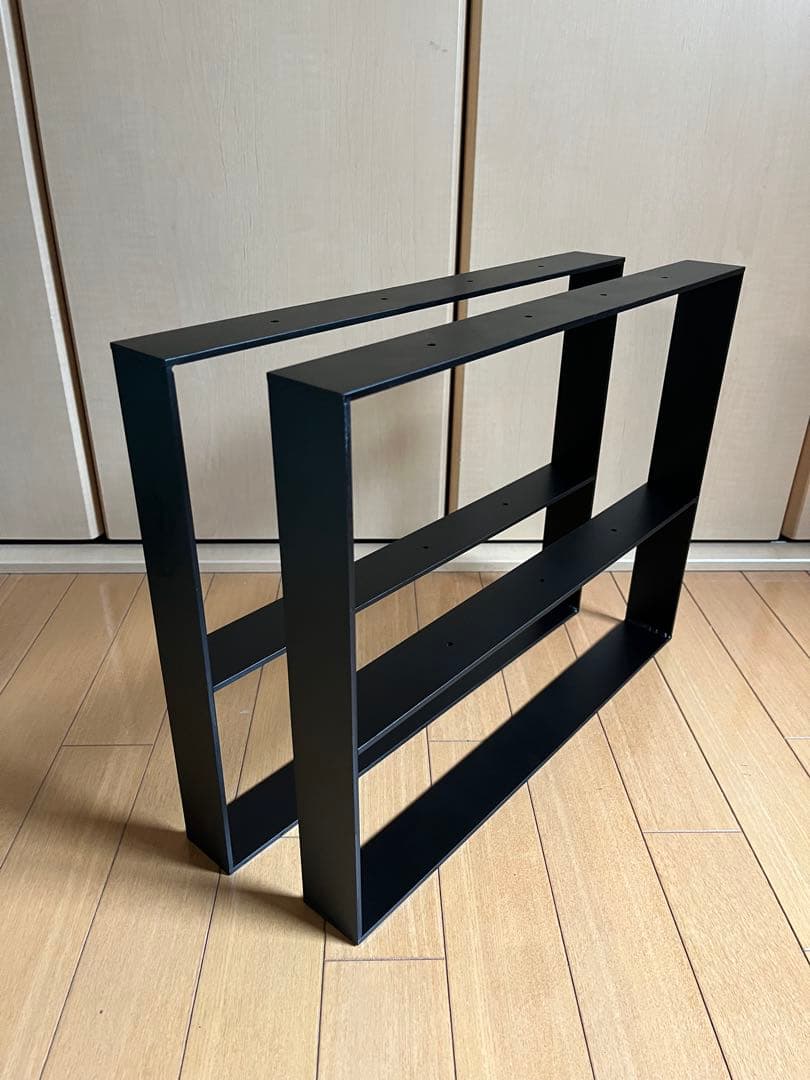 ⌘JK鉄脚⌘ 鉄脚》テーブル用アルファベットアイアンレッグ「Z」（2脚1セット