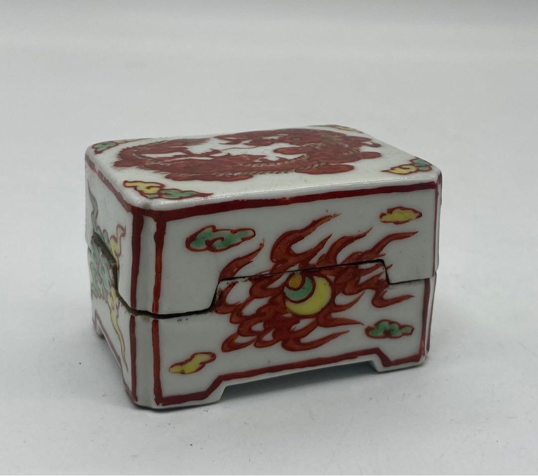 時代 清水 嘉祥作 龍紋香合 茶道具 共箱 送料込み0207 - メルカリ