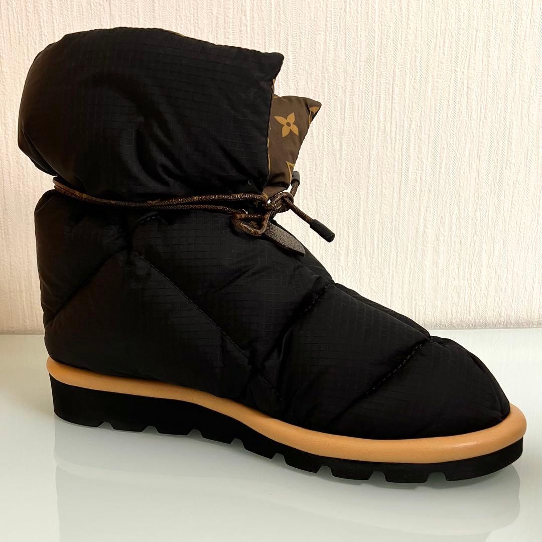 極美品』LOUIS VUITTON ピローライン モノグラム ブーツ 38 - メルカリ