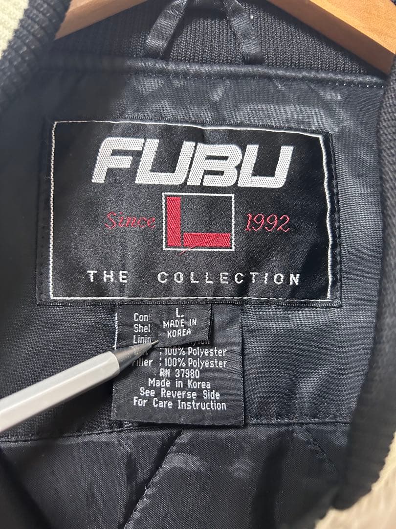 90s FUBU スタジャン ゴールデンサイズ - メルカリ