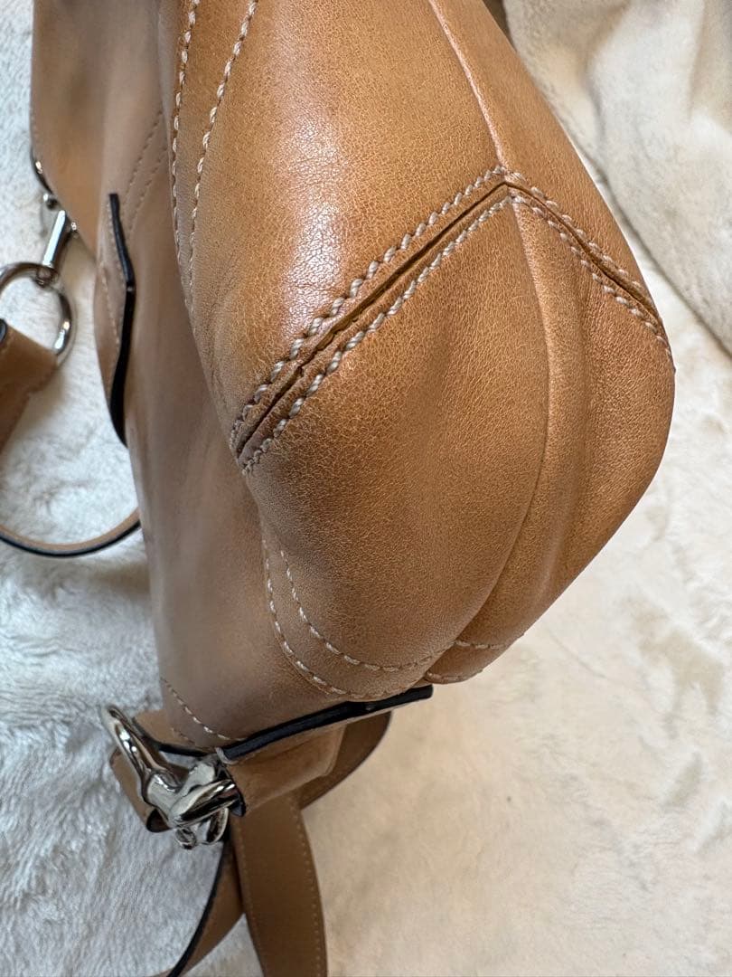 希少 COACH Soho Leather Bag 3683 Y2K brown - メルカリ