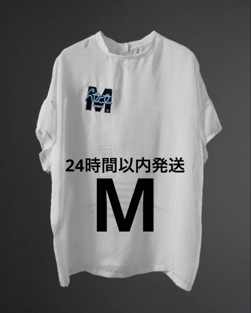【新品】UVERworld TAKUYA∞の創り方 SHEER シャツ 白 M 新品】TAKUYA∞ Produce htctoxM SHEER TOP Tシャツ 半袖 ホワイト