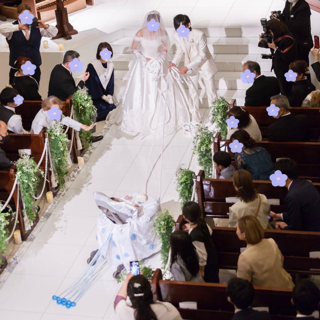 み*読様 リングボーイ リングガール 歩行器 ハイローチェア 装飾