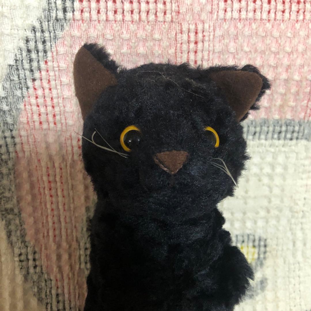 DOUSHIN 童心 黒猫 寝そべりポーズ くたくた ぬいぐるみ 中古品 - メルカリ