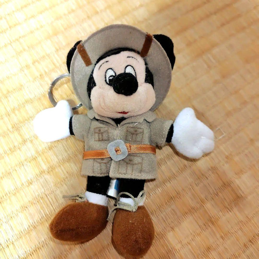 希少/レトロ】サファリミッキーぬいぐるみキーホルダー 東京
