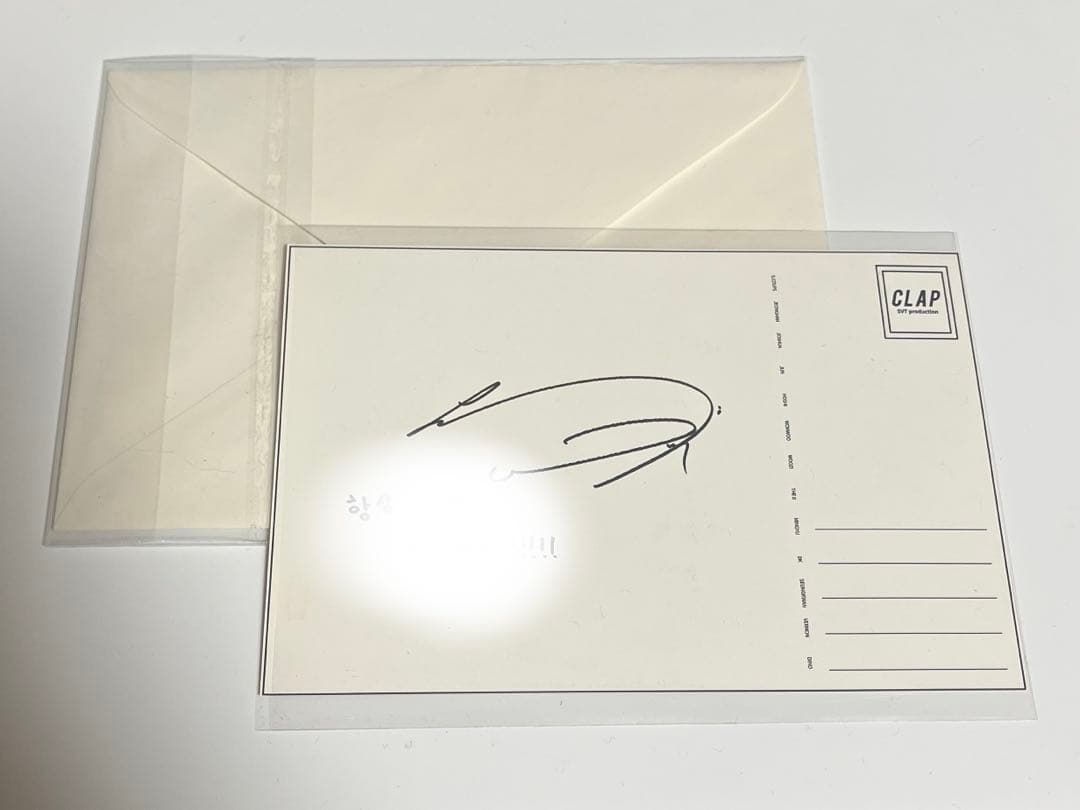 ウジ セブチ SEVENTEEN WOOZI CLAP サノク ポストカード - メルカリ