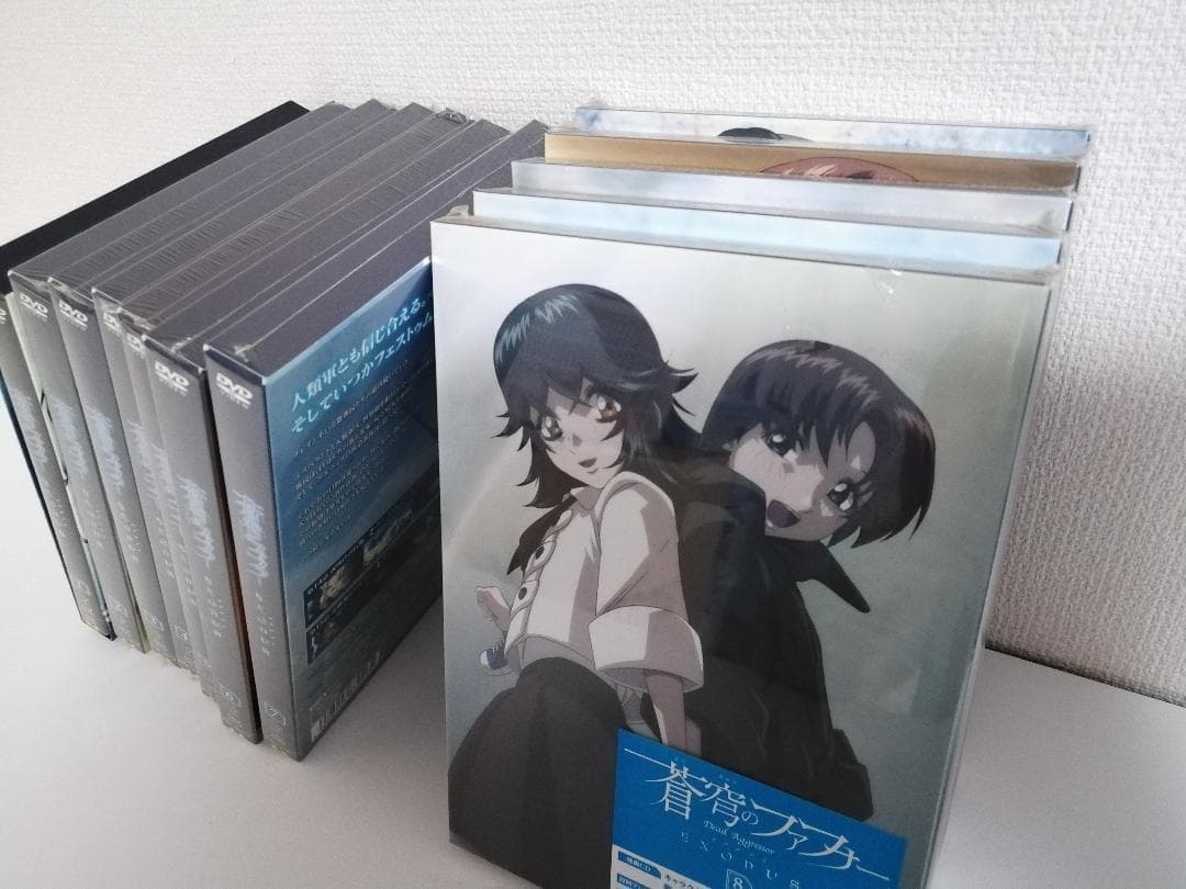 ほぼ未開封・やや難 蒼穹のファフナーEXODUS 初回版 DVD 全12巻セット