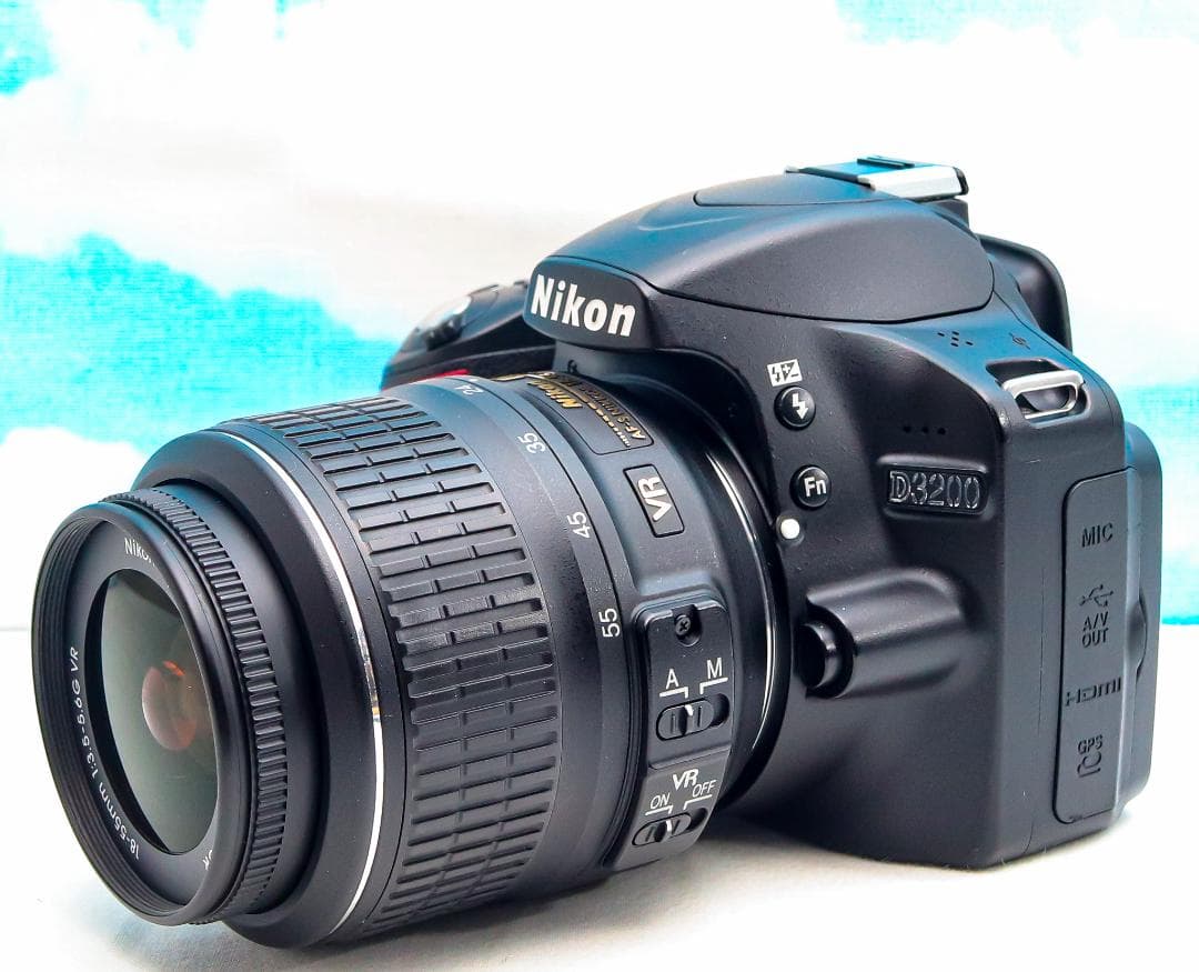 高画質一眼レフ⭐️Nikon D3200⭐️スマホ転送できる♪⭐️動画撮影可