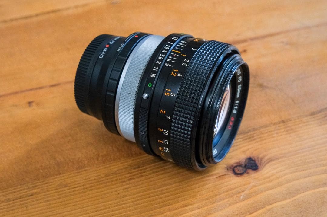 レンズ(単焦点) Canon FD 55mm f1.2 & 35-105mm f3.5-4.5