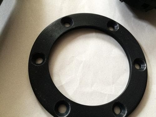 中古】NARDI ステアリング 36パイ FET刻印あり ホーンボタン付き