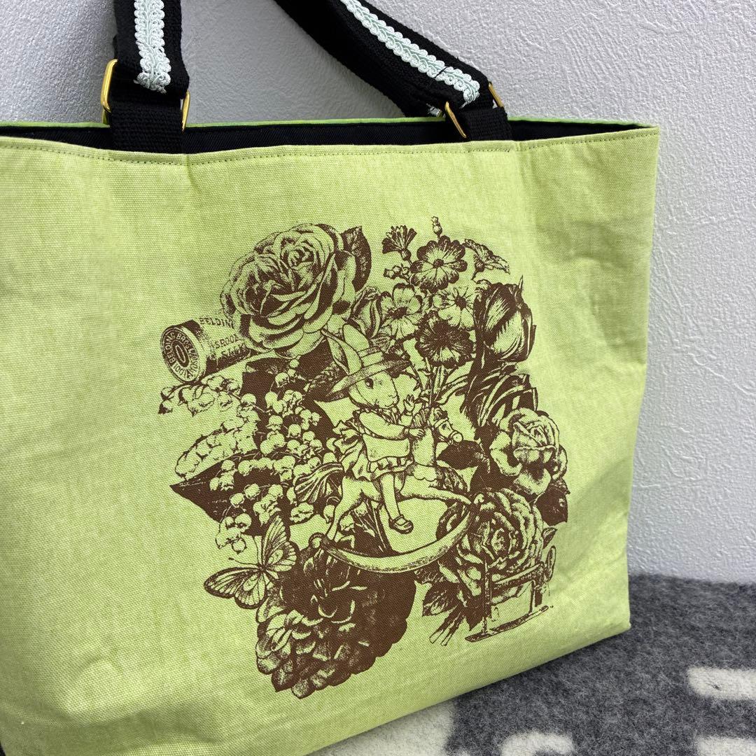 ジョリーフルール エピファニー トートバッグ ライムグリーン - メルカリ
