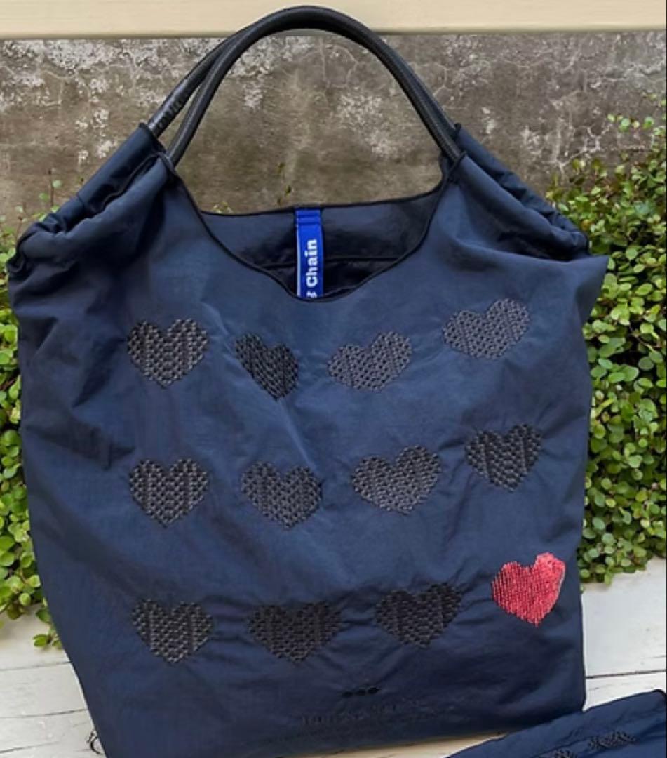 ボールアンドチェーン神戸 限定 ハート ネイビー M - メルカリ