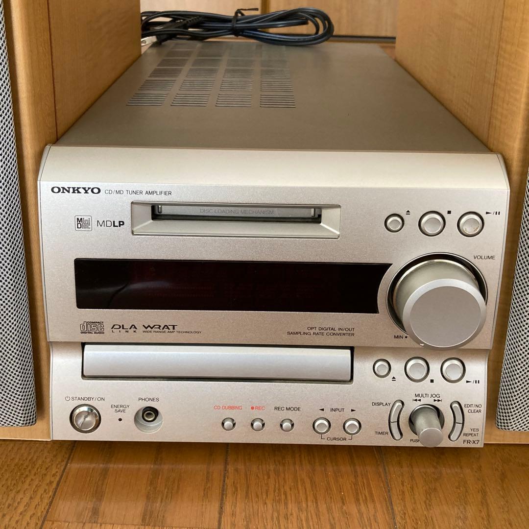 ONKYO FR-X7 CD/MDコンポ ＋ D-SX7 スピーカーセット - メルカリ
