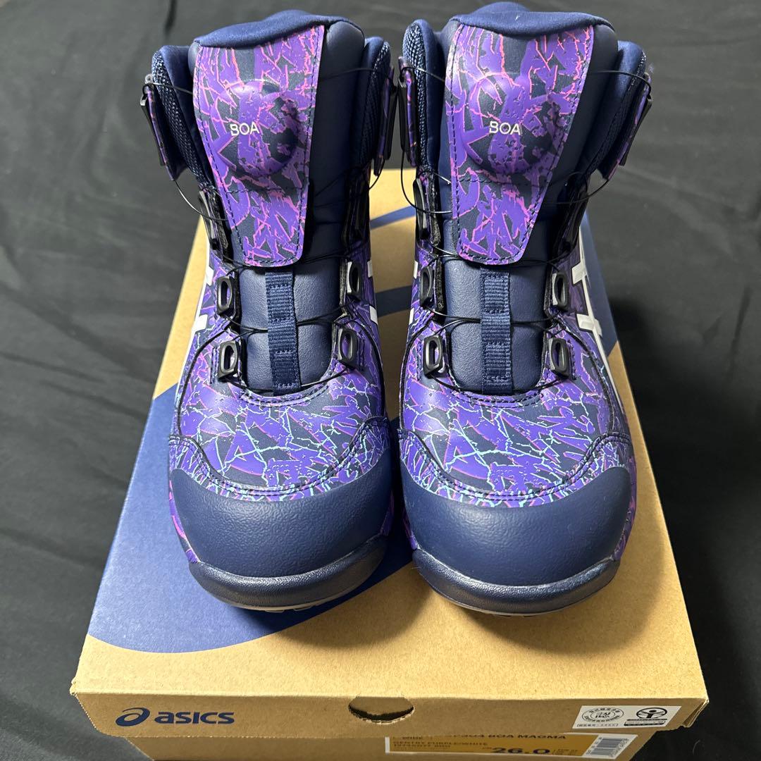 安全靴 アシックス CP304 BOA MAGMA 限定カラー 26cm - メルカリ