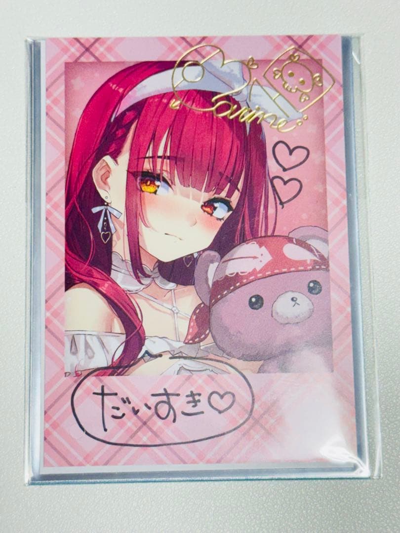 宝鐘マリン 誕生日記念2024 数量限定 直筆入りブロマイド チェキ 新品/直筆メッセージ付き】宝鐘マリン 誕生日記念2024 数量限定ver