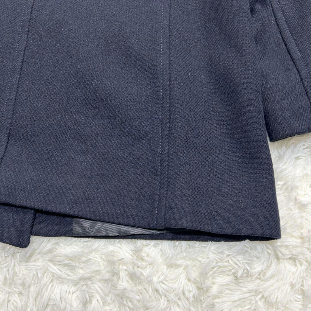 美品】ZARA ダブルブレストハイネックウールブレンドコート 金ボタン L