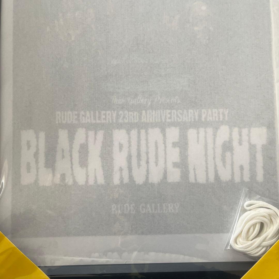 ロッキンジェリービーンBLACK RUDE NIGHT ポスター額付き