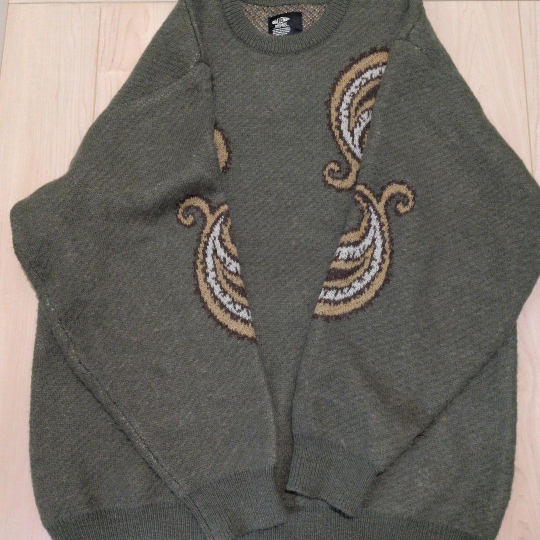 Challenger ペイズリー柄ニット XL - メルカリ