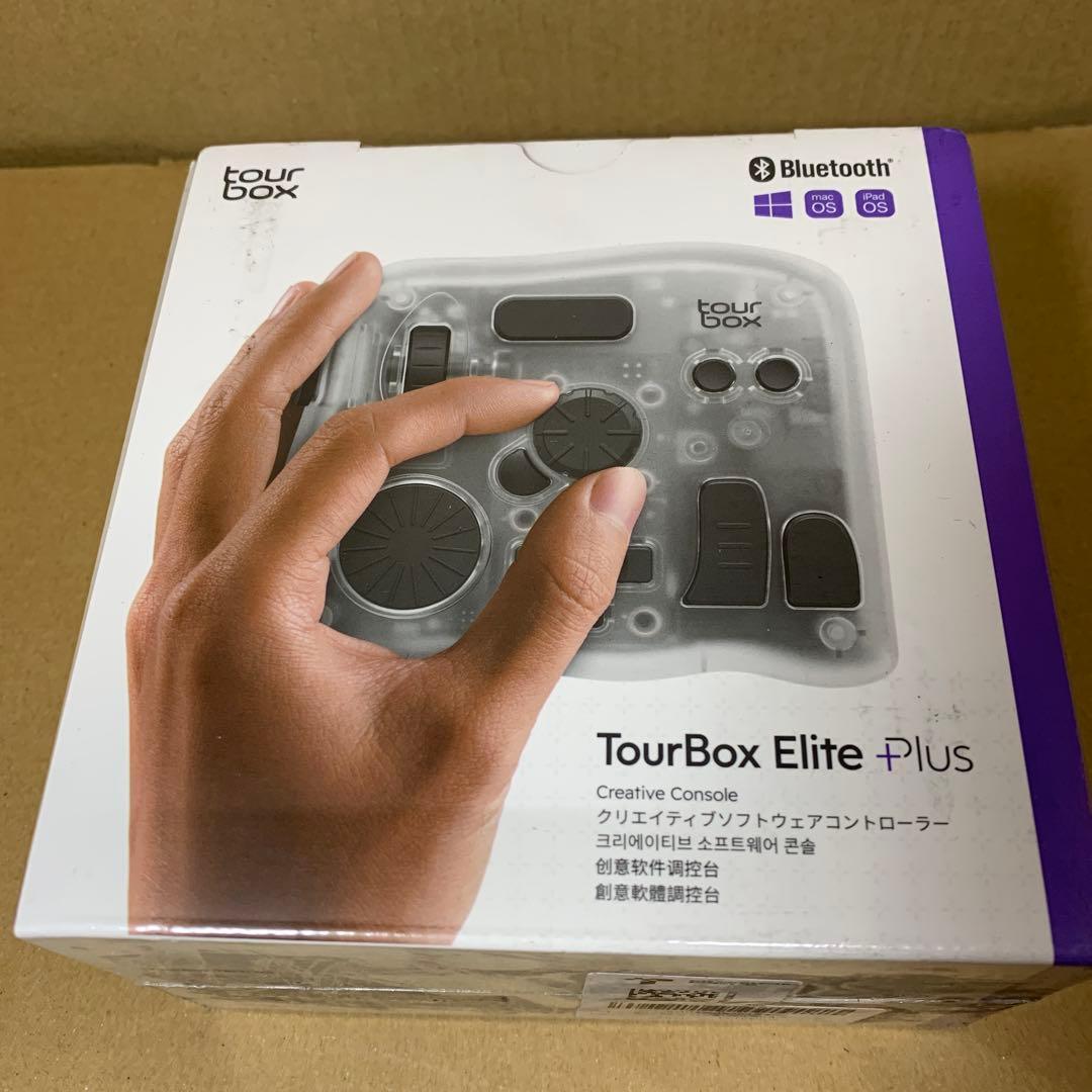 新品未開封　TourBox Elite Plus 未開封TourBox Elite Plus TourBox Elite Plus 左手 デバイス キ