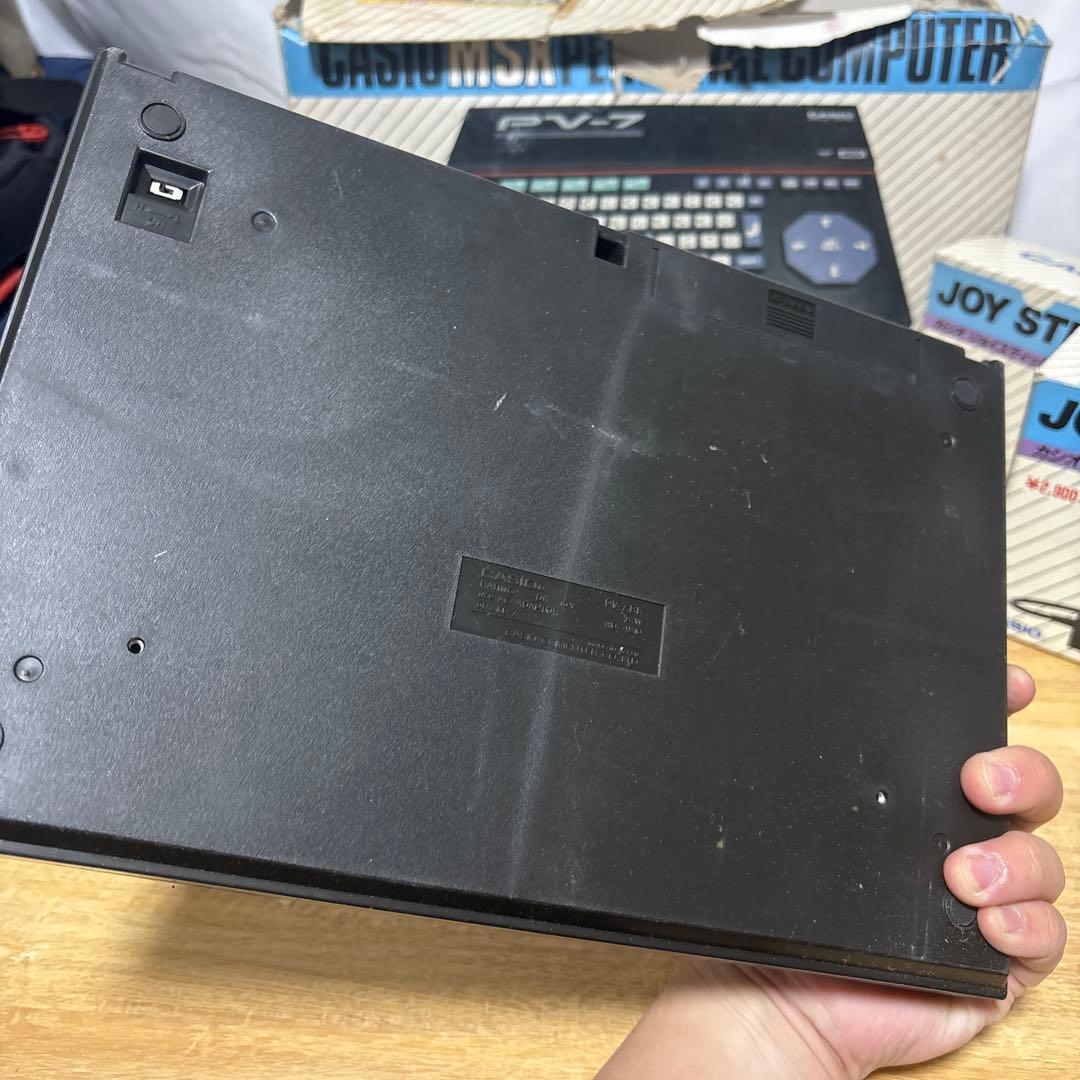 CASIO PV-7 MSX ゲーム機 ジャンク扱い - メルカリ