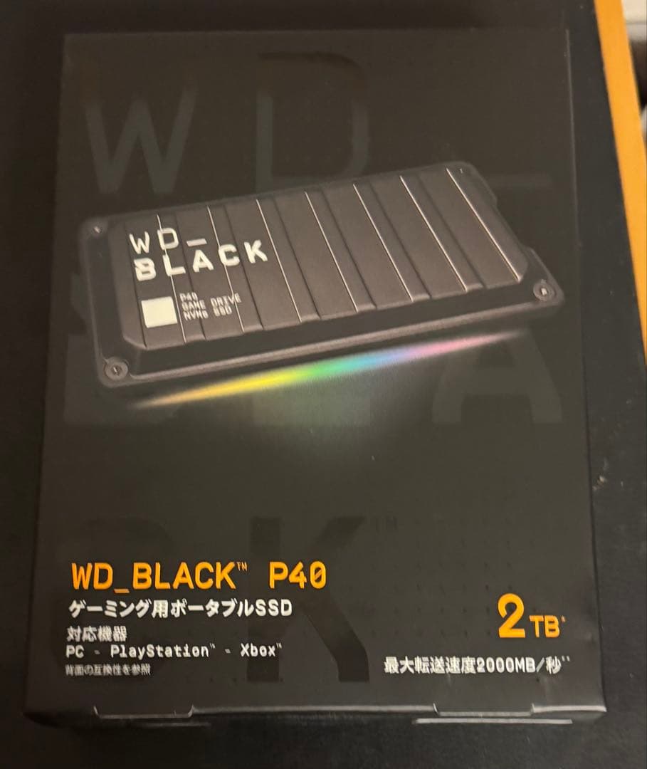 【新品未開封】ゲーミングポータブルSSD　2TB　ウエスタン・デジタル Amazon | ウエスタンデジタル(Western Digital) WD ポータブルSSD 2TB