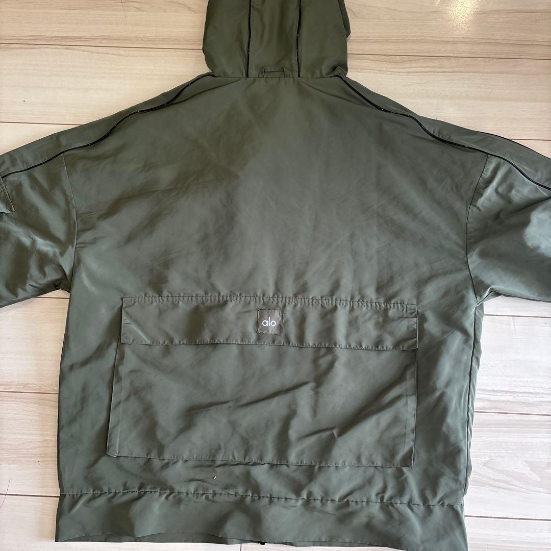 aloリバーシブルナイロンミドルジャケット