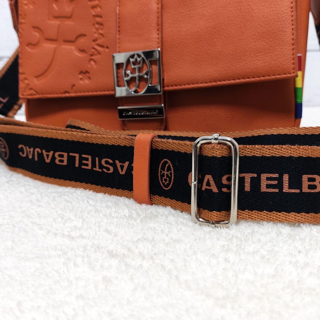 ⭐️ほぼ未使用⭐️CASTELBAJAC オレンジ ショルダーバッグ ソルベ