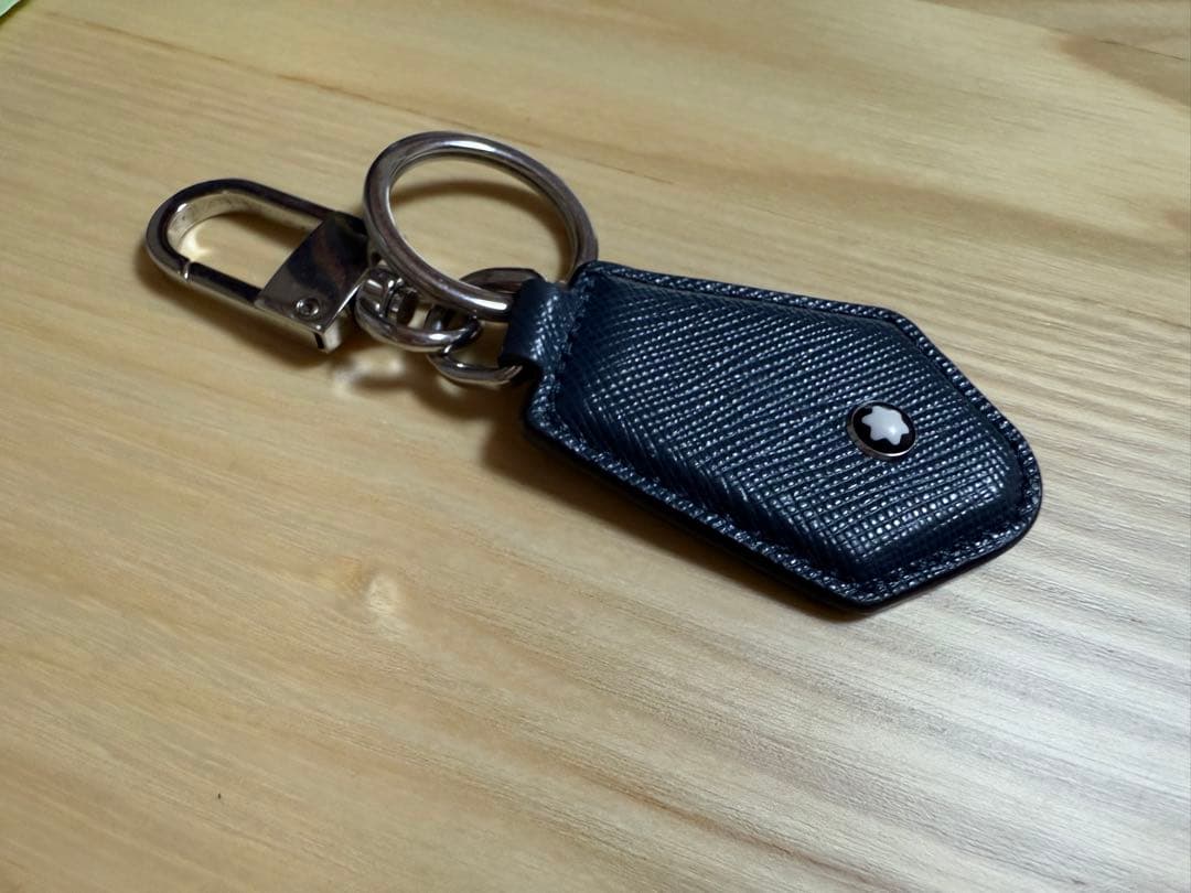 Mont Blanc ネイビー レザー キーケース MONTBLANC（モンブラン） レザー キーケース ブラック 7161 : シブヤ