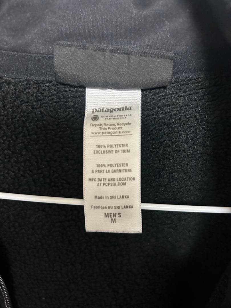 t*o様 patagonia初期型 ブラックベターセーターベストM - メルカリ