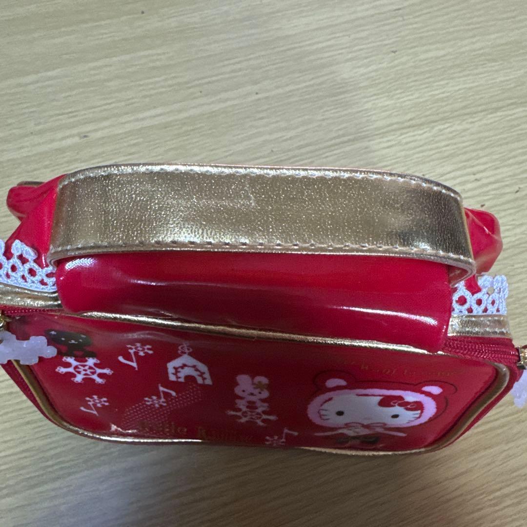 激レア 2008 平成レトロ y2k ハローキティ ゆきんこ 赤いポーチ - メルカリ